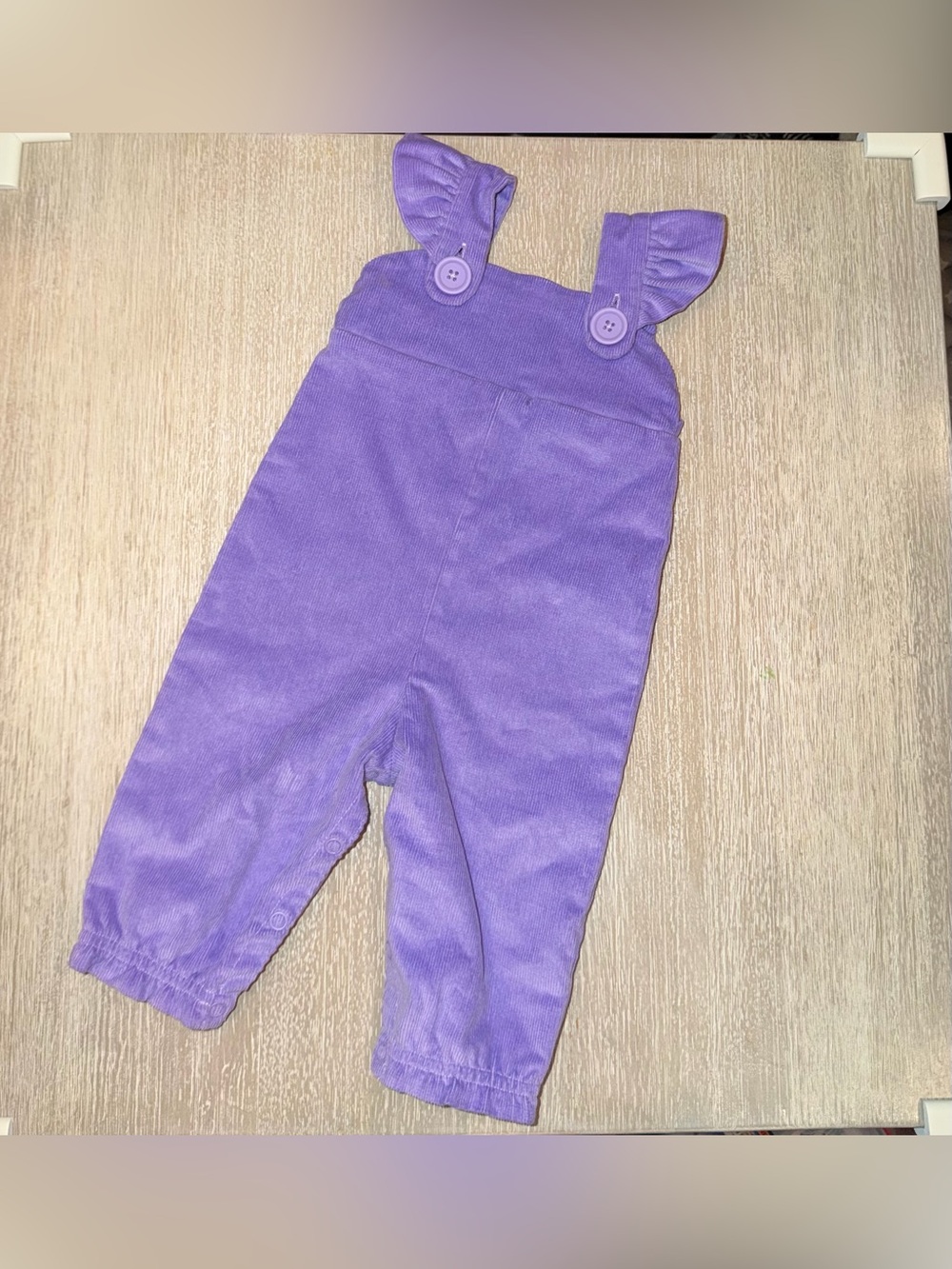 Beaufort Bonnet Company Lilac Overalls size 0-6 months